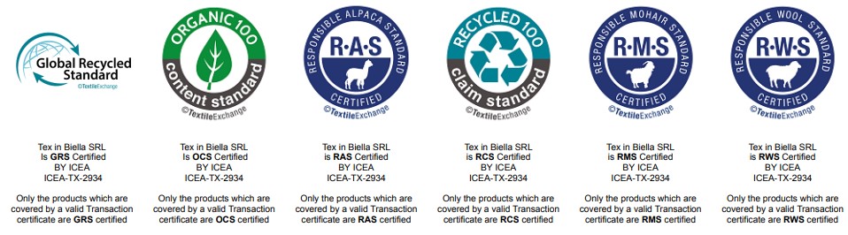 loghi certificazioni e